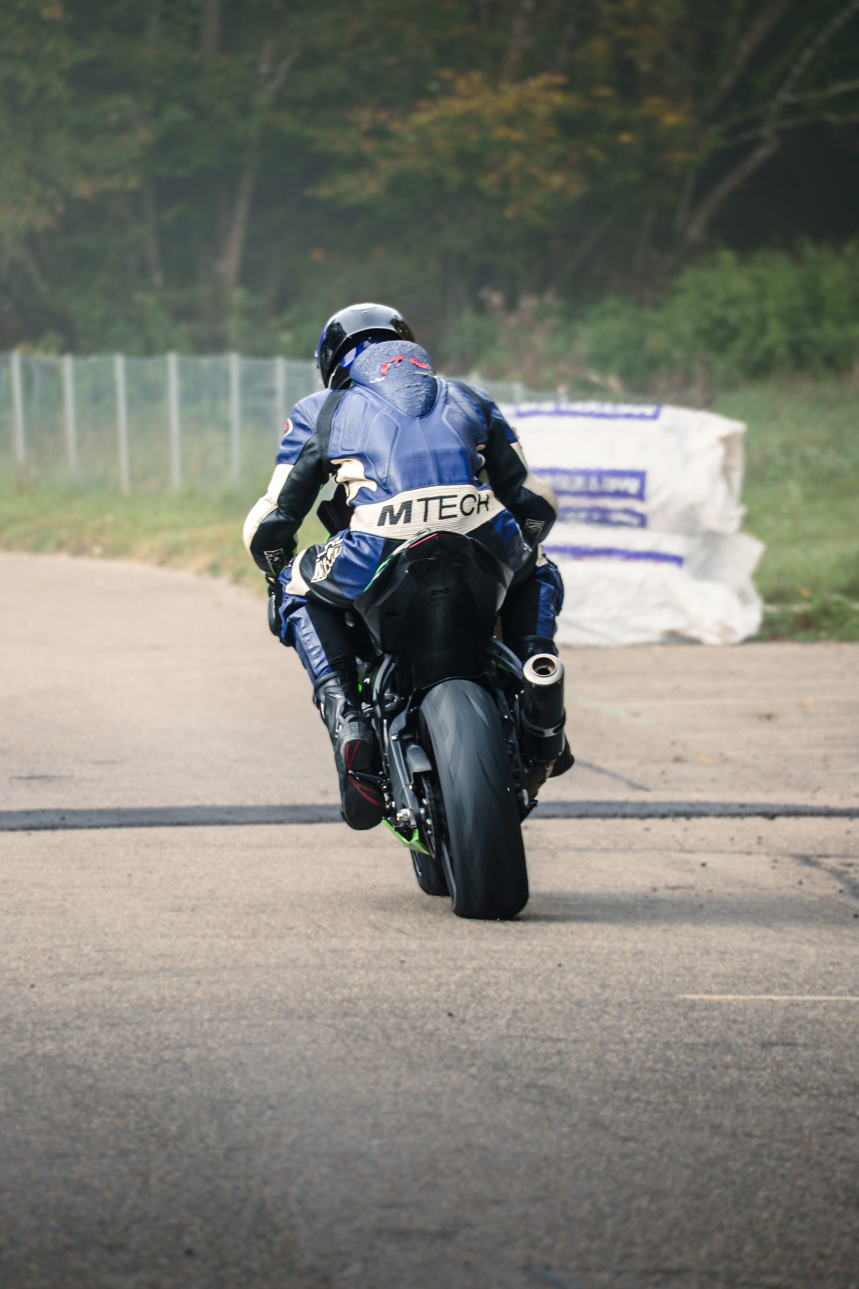 Kawasaki Ninja Depart Course De Cote Verbois Suisse Scaled